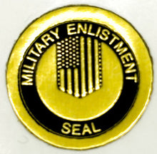 Load image into Gallery viewer, Military Enlistment Seal
